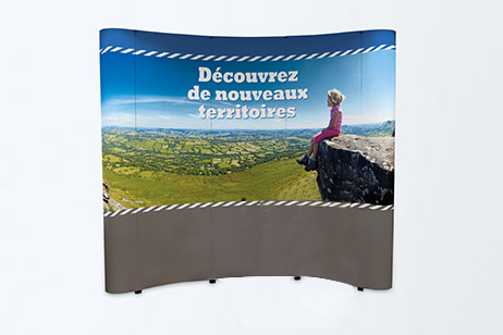 Stand Parapluie PVC - Courbé