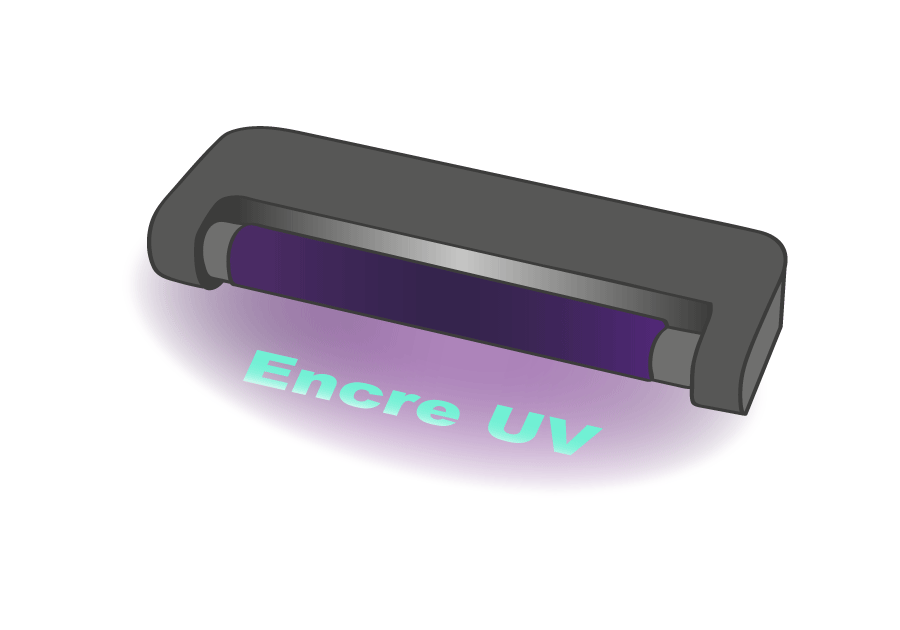 Encre et Lampe UV