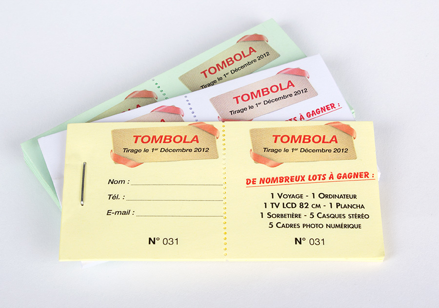 Tickets Tombola