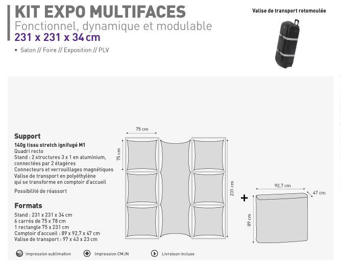 Kit Expo multifaces